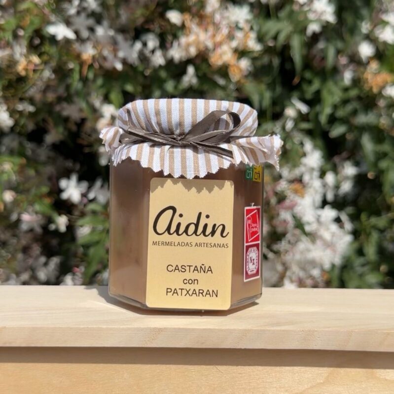 MERMELADAS ARTESANAS CASTAÑA CON PATXARÁN 200gr